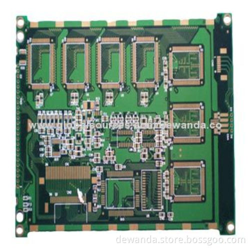 High Density Multilayer PCB with Immersion Gold and LPI Green Solder Mask